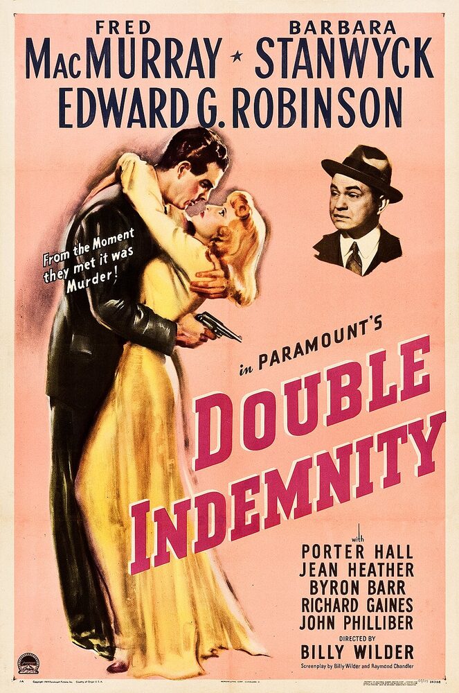 Affiche du film Assurance sur la mort (Double Indemnity), 1944