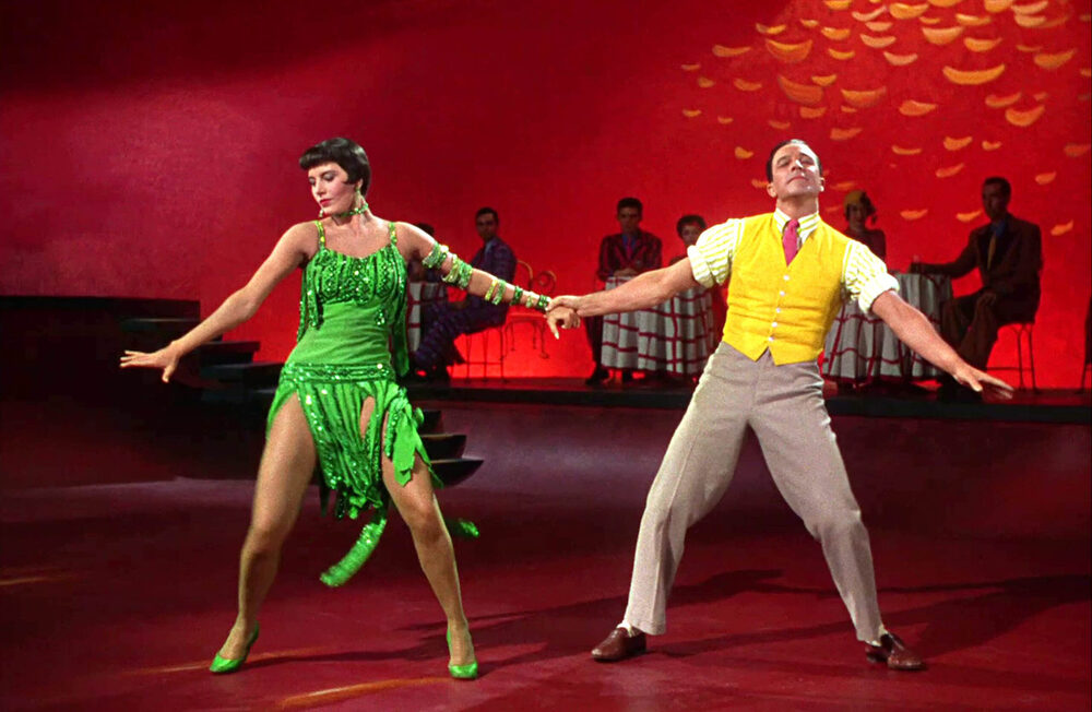 Numéro de danse coloré dans Chantons sous la pluie
